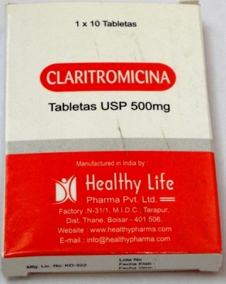 Clarithromycin For Infusion Bp 500 Mg