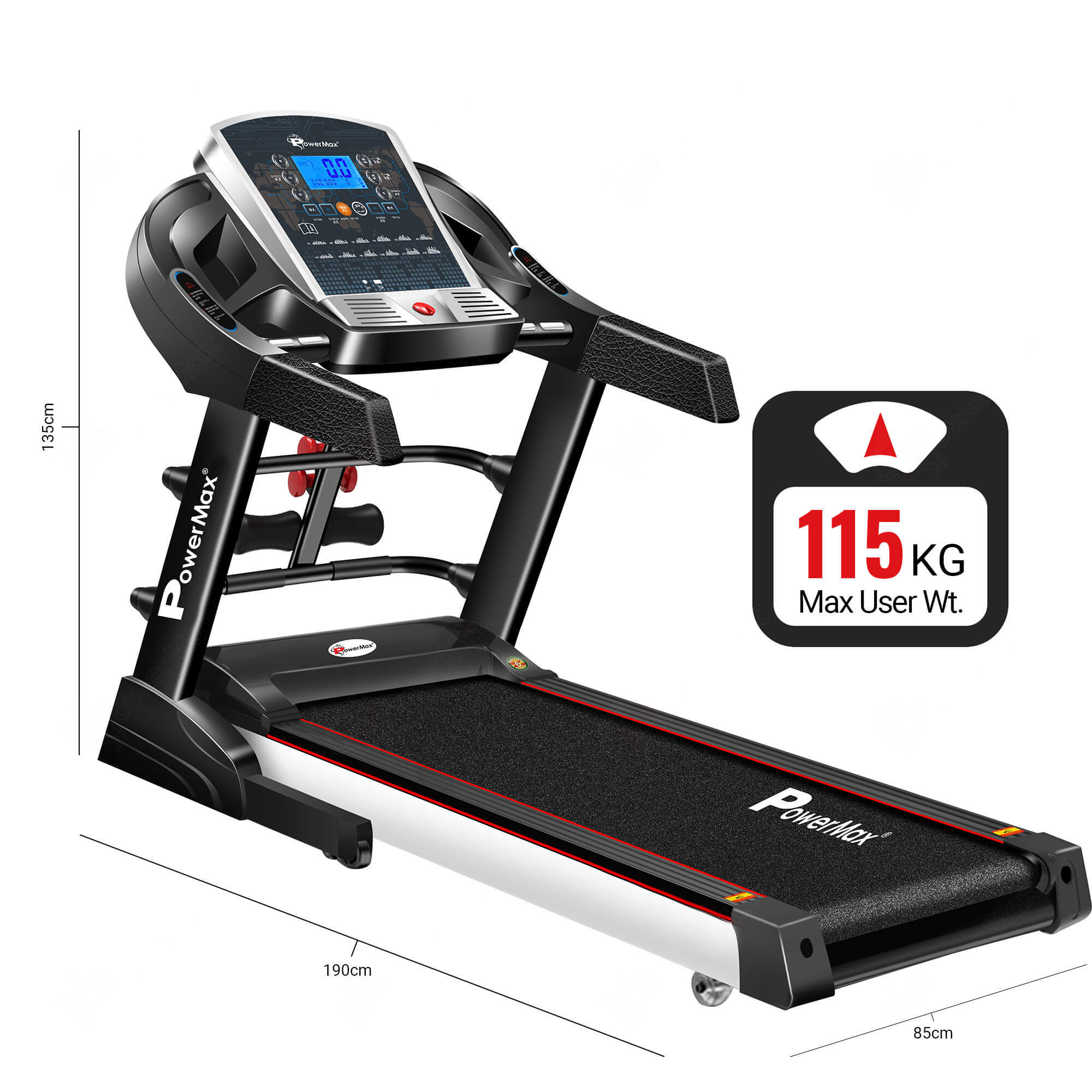 Tdm-125s Multi-function Treadmill With Smart Run Function Application: Cardio