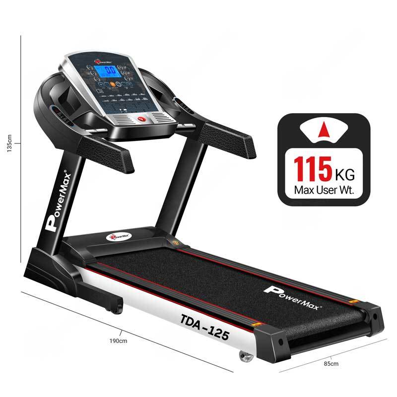 Tda-125 Motorised Treadmill With Auto Lubrication Application: Cardio