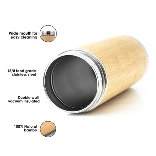 Imported Bamboo Water Bottle