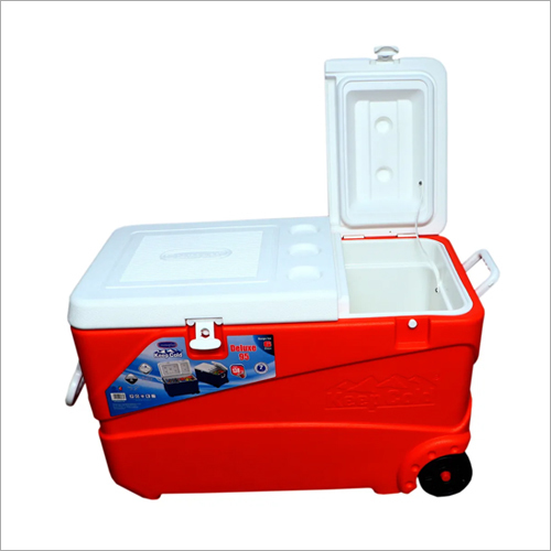 Plastic 52.8 Ltr Imported Ice Box With Wheels