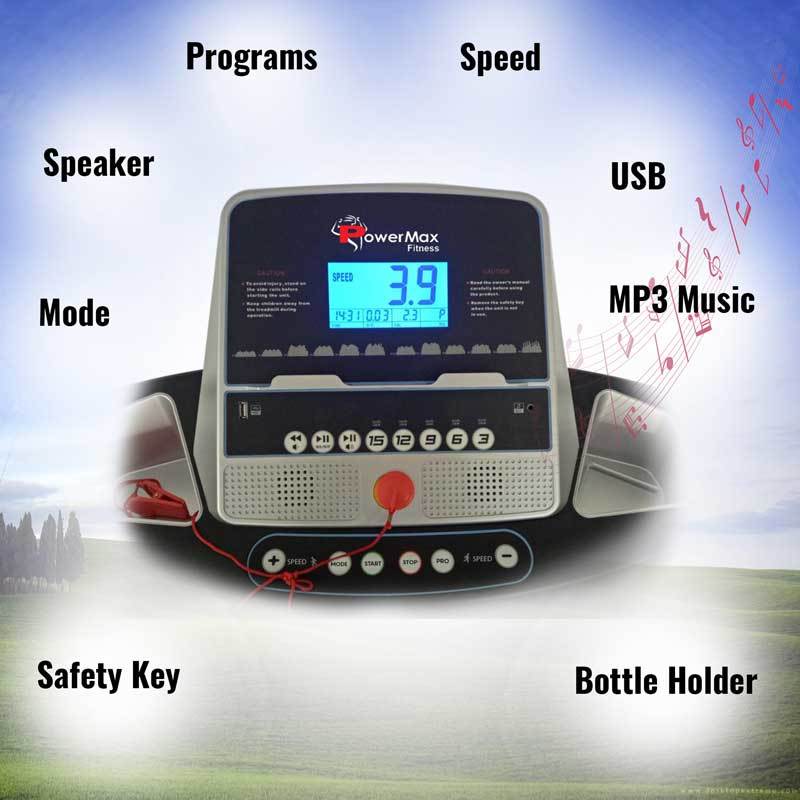 Tda-255 Multifunction Motorized Treadmill With Auto Incline Application: Cardio