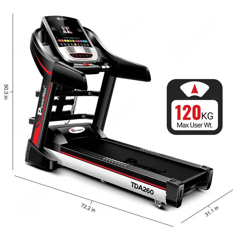 Tda-260 Multifunction Treadmill With 17.7cm Tft Color Touch Screen Application: Cardio