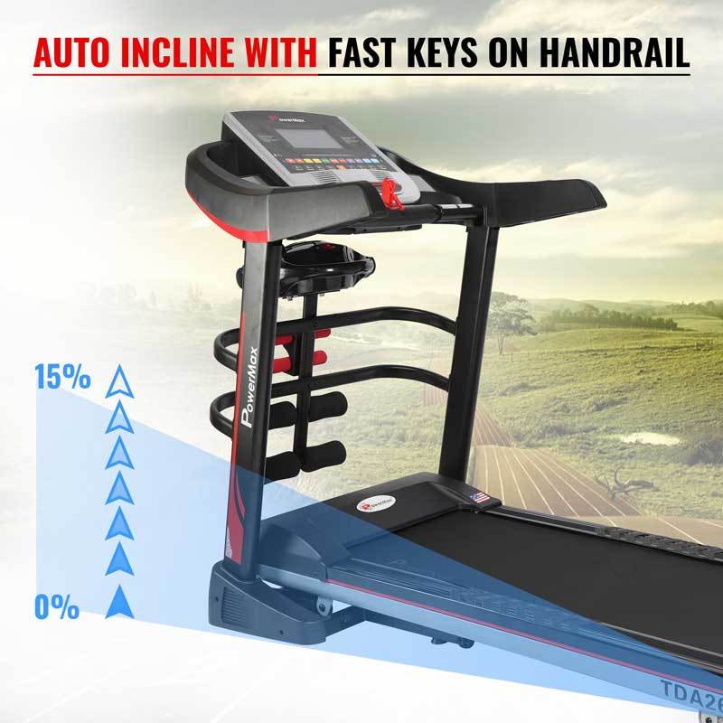 Tda-260 Multifunction Treadmill With 17.7cm Tft Color Touch Screen Application: Cardio