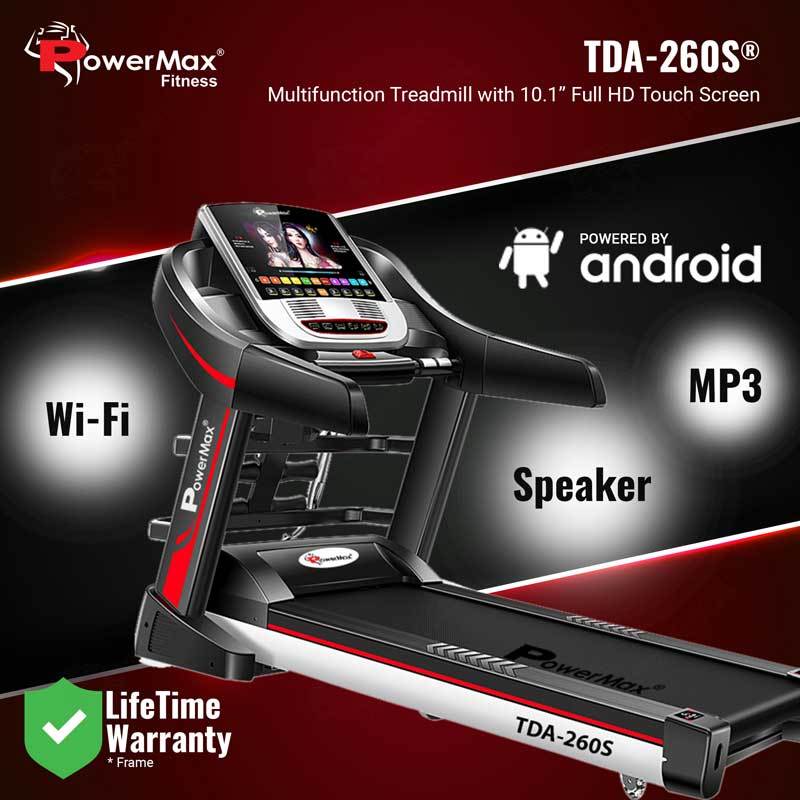 Tda-260s Multi-function Treadmill With 25.6cm Full Hd Digital Tft Touch Screen Application: Cardio