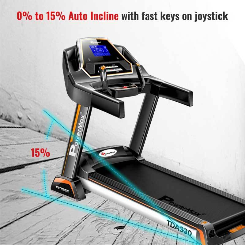 Tda-330 Motorized Treadmill With Auto Incline Application: Cardio