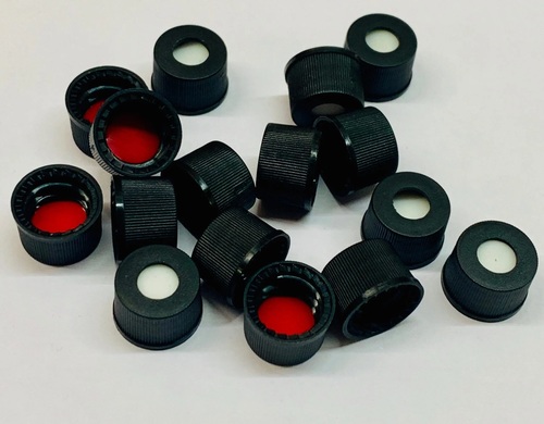 8 मिमी ब्लैक स्क्रू कैप और सेप्टा