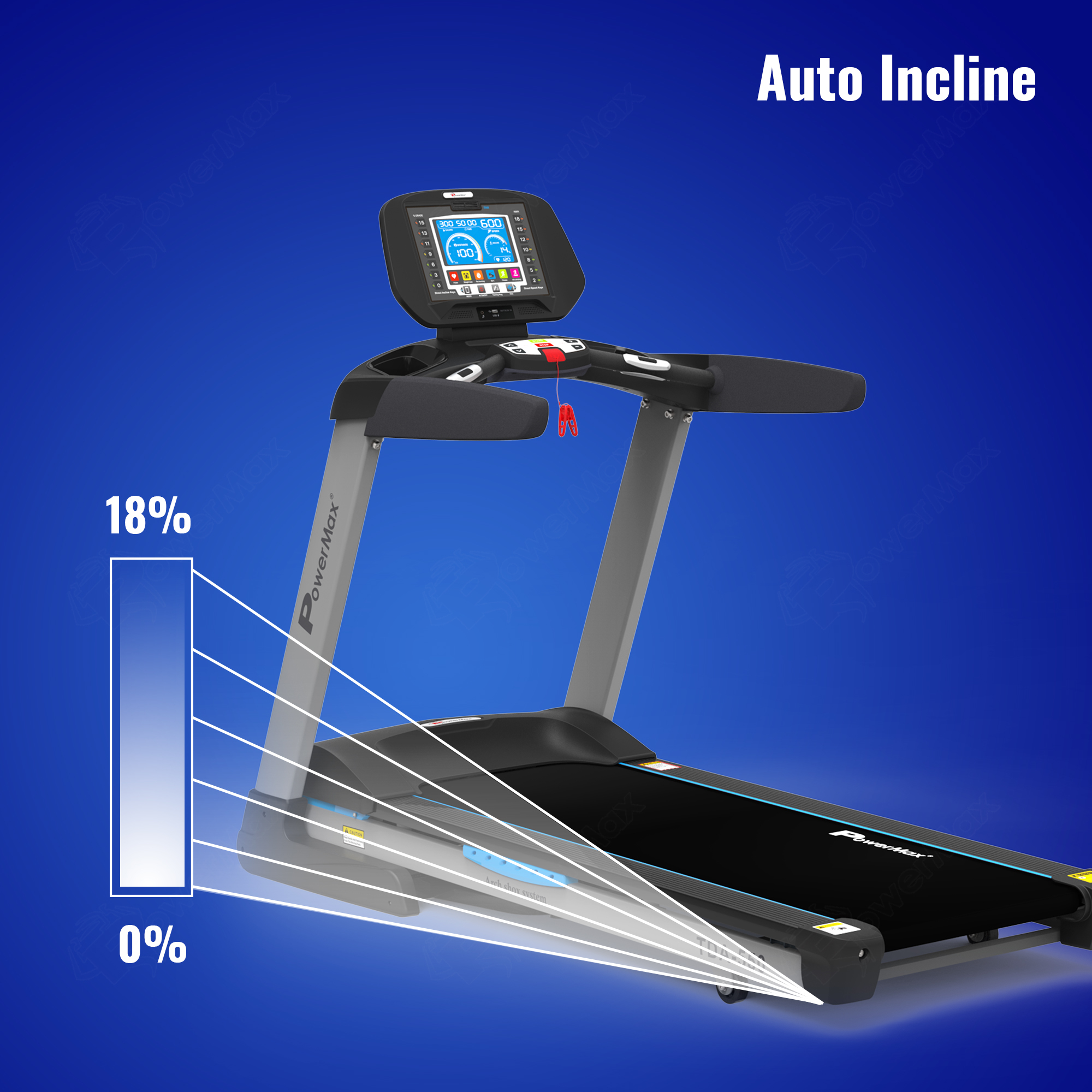 Tda-550 Motorised Treadmill With 400m Track Ui Application: Cardio