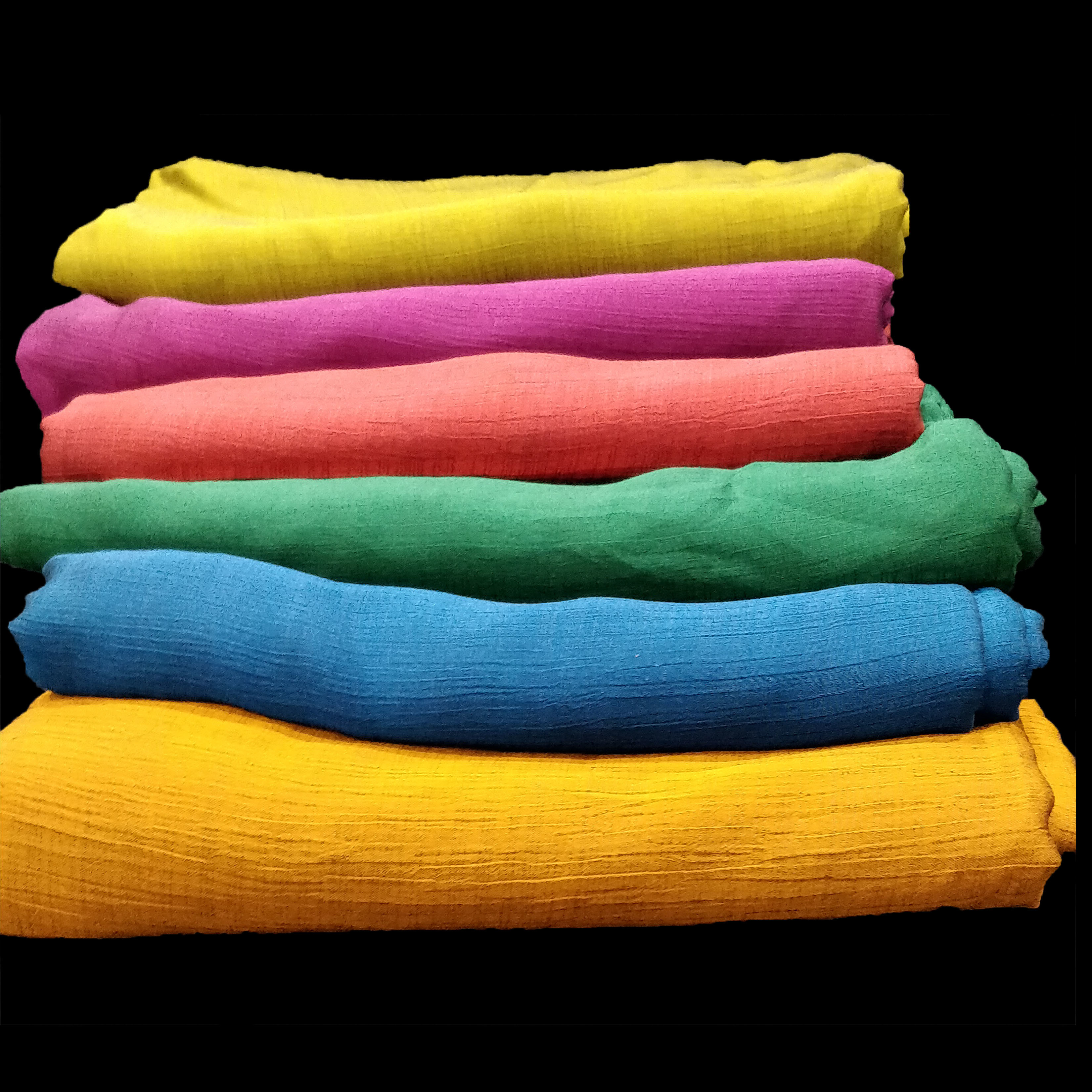 Chiffon Fabric 60 Grams - Poly Chiffon, 44 Inch Width, Light Weight, Plain Dyed, Custom Length Available In Various Colors | Ideal For Garment Production