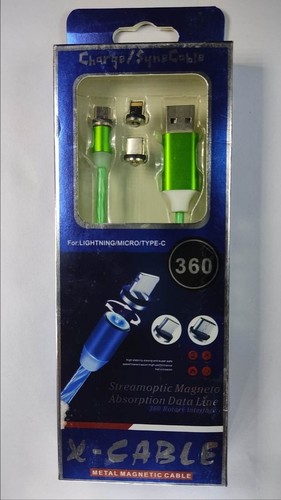 सभी स्मार्टफोन के लिए 3 इन 1 एलईडी फ्लोइंग चार्जिंग केबल