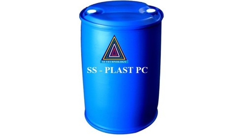 SS PLAST PC 40 - Poly Carboxylate & Blended Polymer - 200 kg Drums, High Strength Semi Hyper Plasticiser for Free Flowing Concrete | Complies with IS 9103, ASTM C 494 Type G, BS 5075 Part III