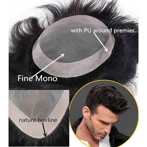 Monofilament Mens Hair Patch