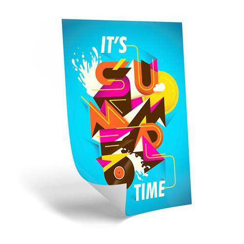 Poster Printing - Paper Material, Customized Shapes, Any Color Options | Tailored Style As Required For Unique Designs