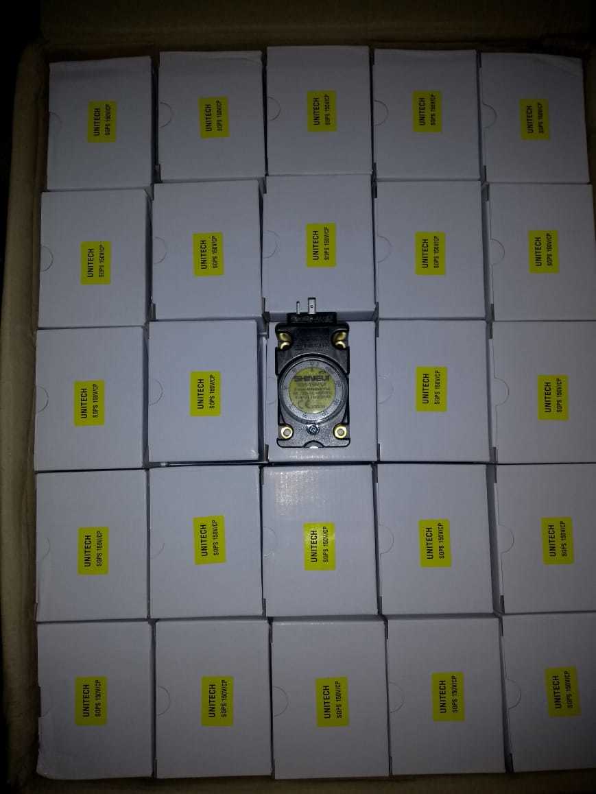 Gas Pressure Switch - Sgps 500v/cp 100-500 Mbar Range Ip 54 Protection Class Max Voltage 250v Max Current 250v