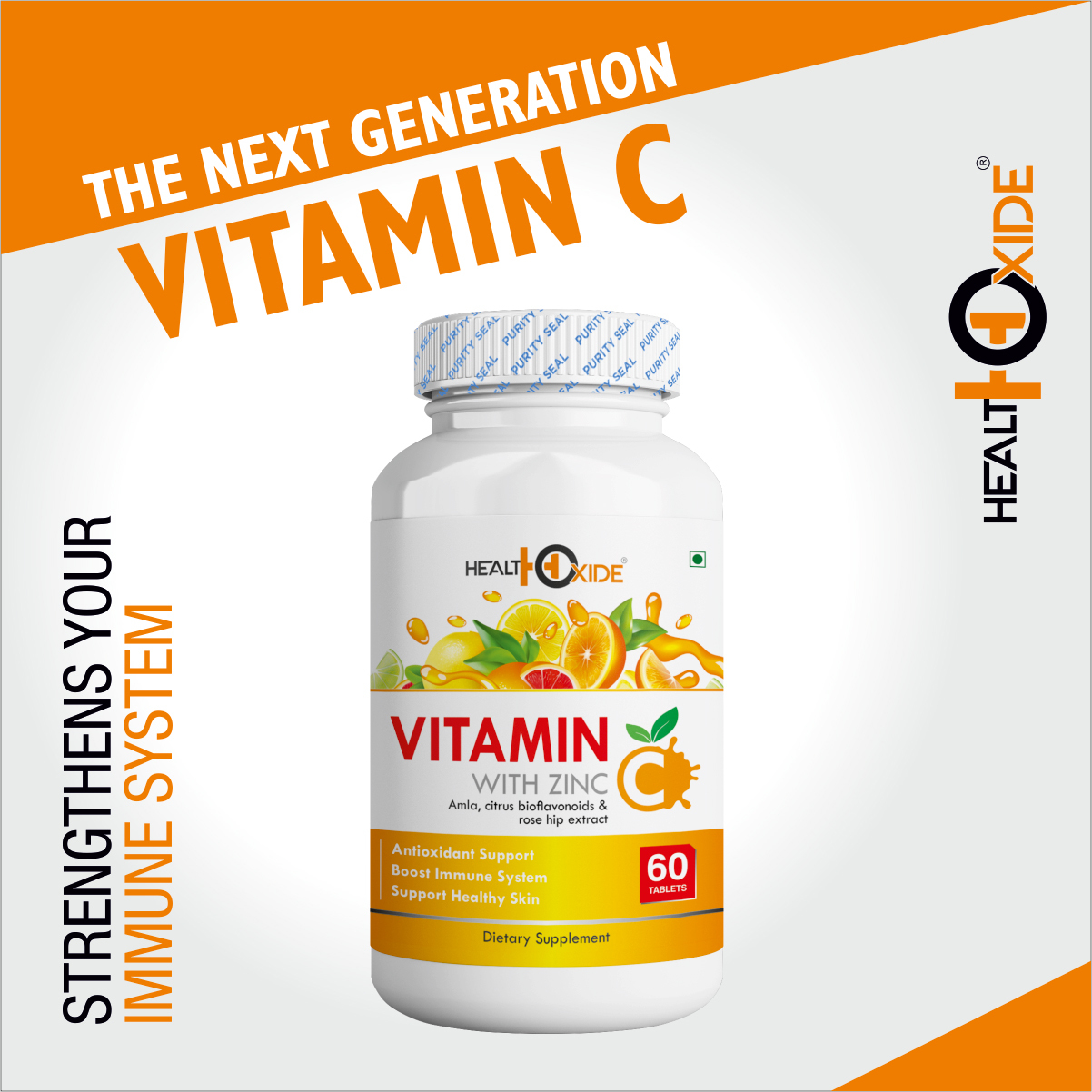 Vitamin C - 1000 Mg Daily Immune Support Tablets | Antioxidant Rich, Promotes Skin Health, Boosts Nutrition