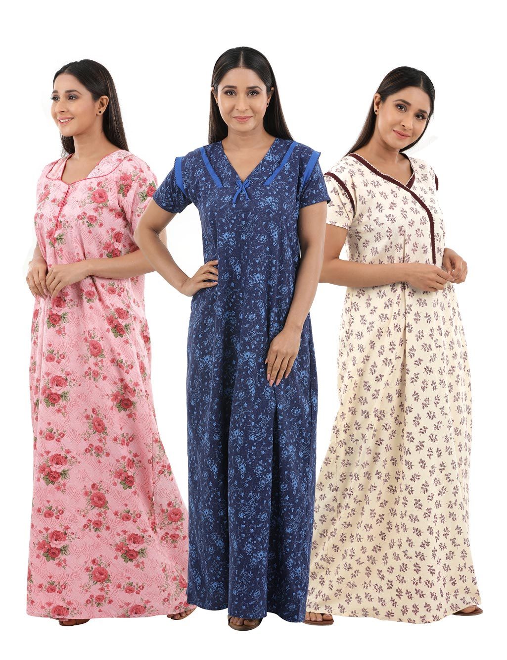 All Colours Ladies Night Wear