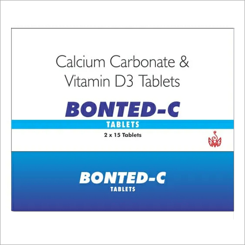 Bonted C Tab_Calcium Carbonate And Vitamin D3 Tablets General Medicines