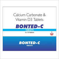  बोंटेड सी टैब_कैल्शियम कार्बोनेट और विटामिन D3 टैबलेट्स