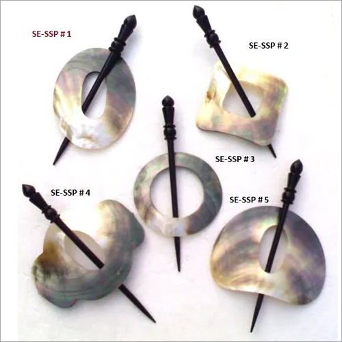 मदर ऑफ़ पर्ल शॉल पिन्स