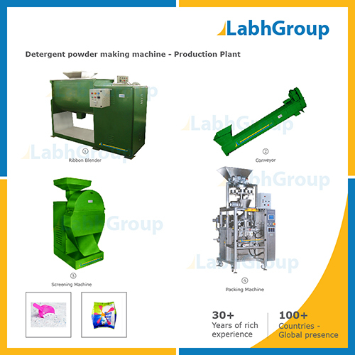 Automatic Detergent Powder Making Machine - Production Plant