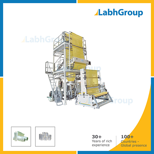 Automatic Monolayer Plastic Blown Film Plant - Stainless Steel, 1800 x 1000 x 1500 mm | Durable, Heavy Duty, Highly Efficient, Low Power Consumption, Extended Warranty