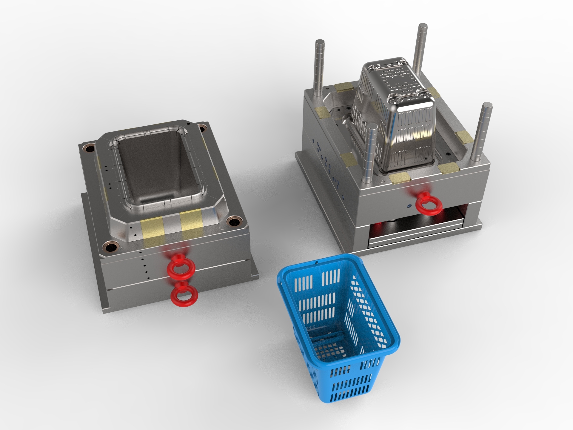 Plastic Laundry Basket Mould Cavity: 1 Cavity