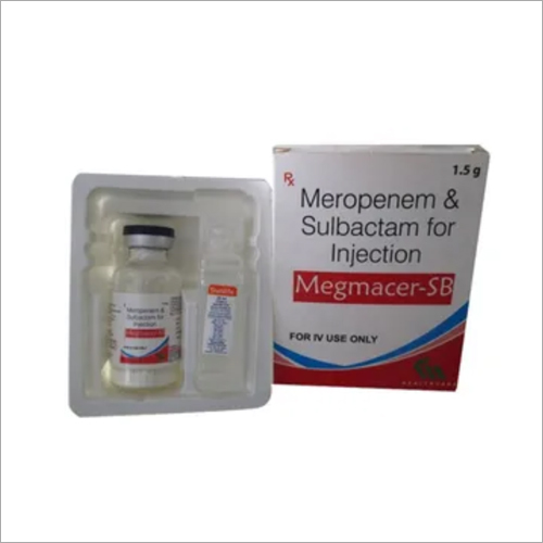 1.5 Gm Meropenem And Sulbactam For Injection Ingredients: Meropenum+Sulbactum Inj