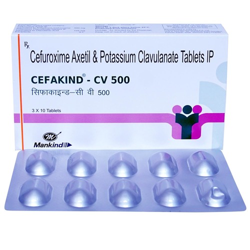 Cefuroxime Axetil और पोटेशियम क्लैवनेट टैबलेट