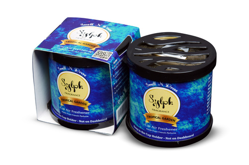 Sylph Tropical Garden Gel Car Air Freshener (Oil Based)