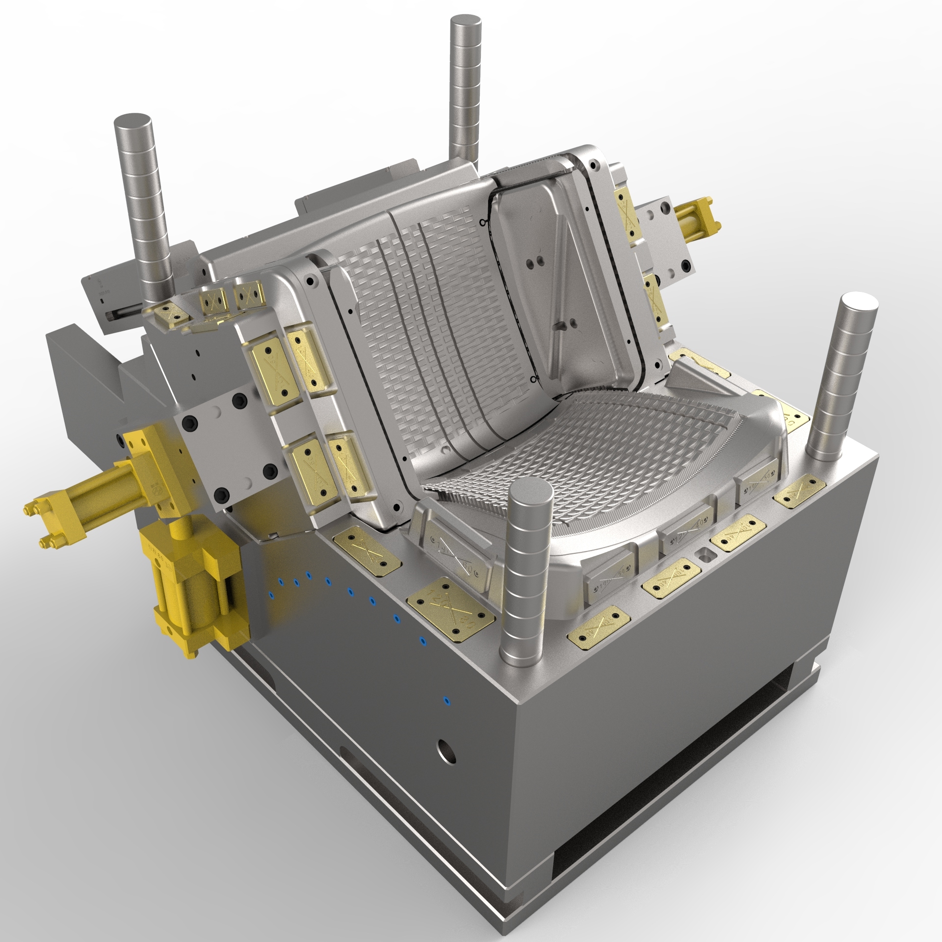 Rattan Chair Plastic Injection Mould Cavity: 1 Cavity