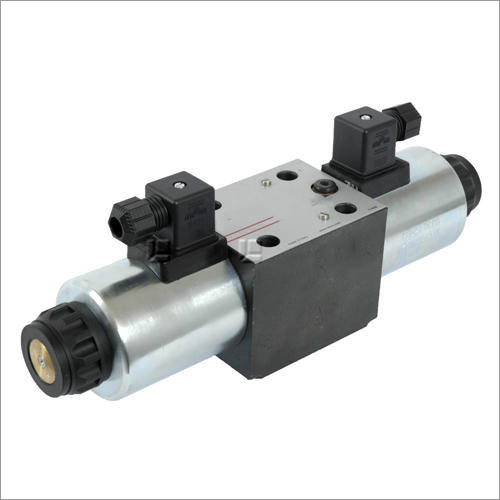 Hydraulic Solenoid Valves - Metal (Steel/Aluminum), Standard Dimensions, Black and Silver | High Pressure Operation, Solenoid-Operated, Four-Way or Two-Way
