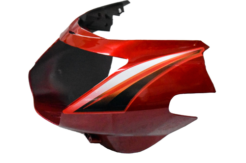Headlight Visor - High Quality Plastic, Durable Unbreakable Design With Reflective Paint | Perfect Fit For Tvs Star City N/m In Various Oem Colours