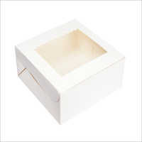 White Cake Box