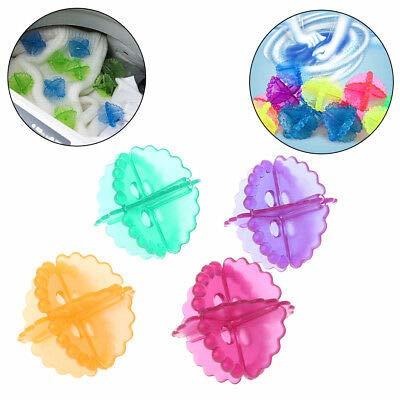 Washing Ball - High Quality Silicone, 4 Pcs Reusable Laundry Dryer Balls For Effective Clothes Washing And Twisting Prevention, Enhances Drying And Fluffiness