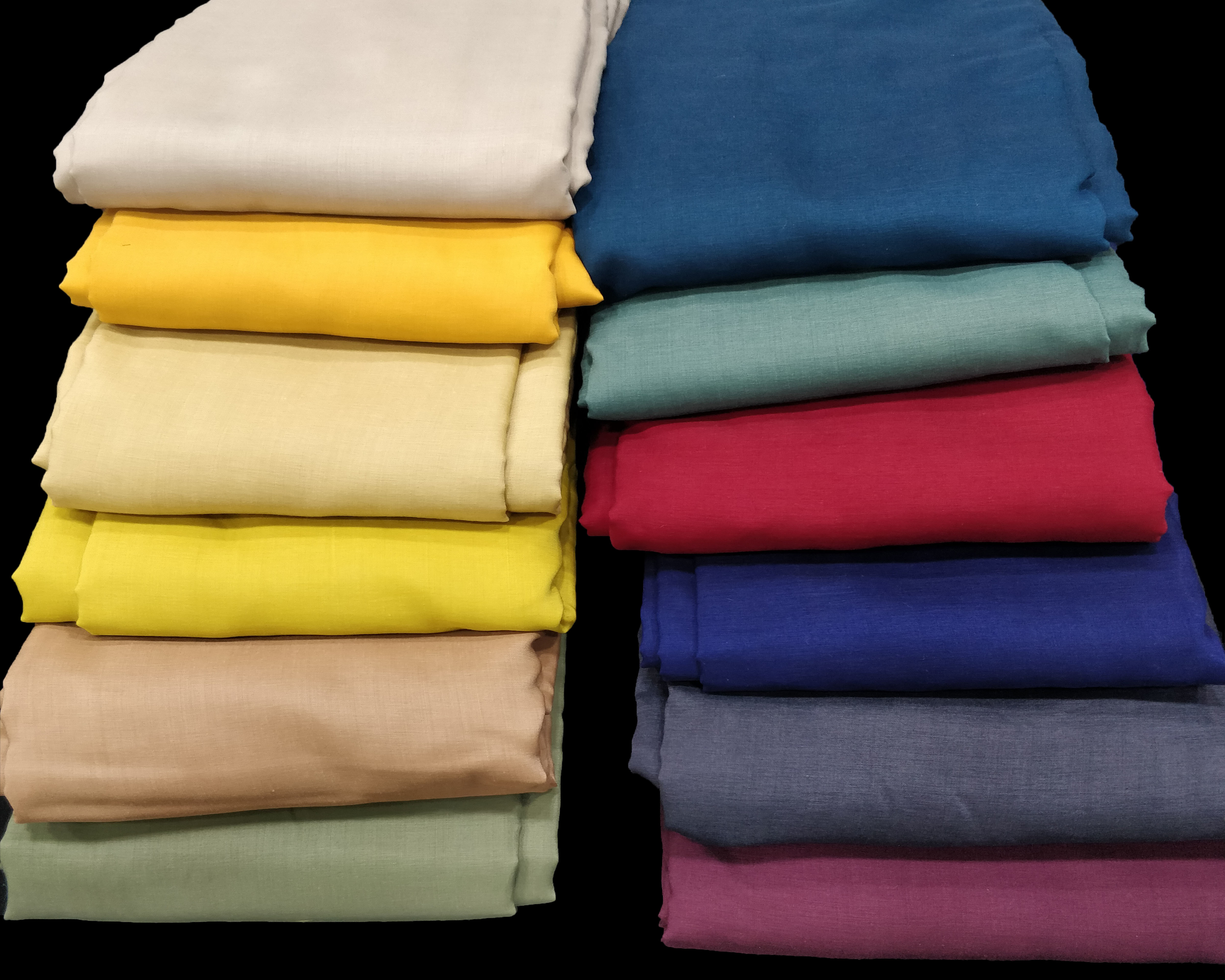 Muslin Material - Light Weight Muslin Fabric 43-44 Inch Width , Warm And Washable Plain Texture In Various Colors For Dresses, Sarees And Kurtis
