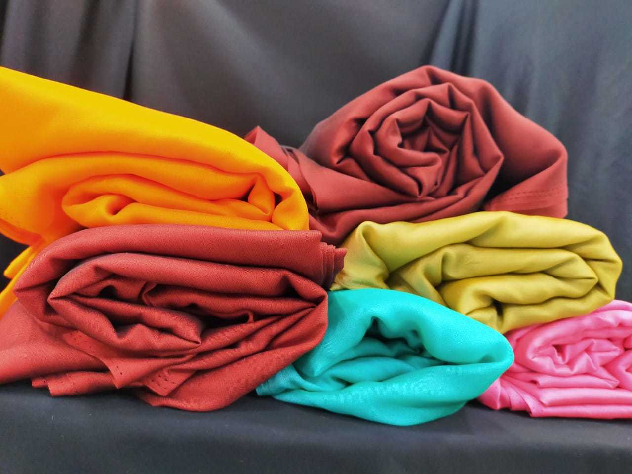 Dyed Rangoli Fabric - 43-44 Inch Width, Plain Dyed Lightweight Material | Washable, Available In Various Colors For Ladies Garments