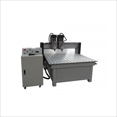 Low Energy Consumption Double Head Cnc Wood Working Router Machine