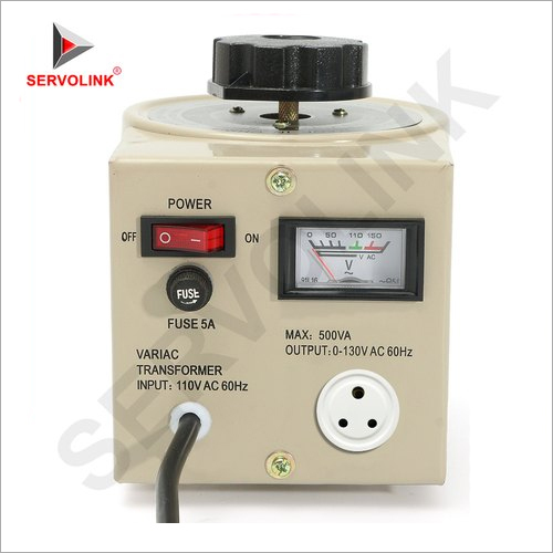 Variac Transformer - 250 Volts Output, 220 Volt Rated Voltage , 50-60 Hertz Frequency