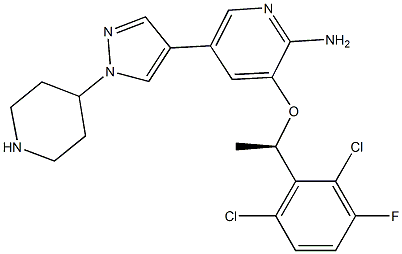 Crizotinib 877399-52-5 Boiling Point: 599.2a 50.0 A C(predicted)