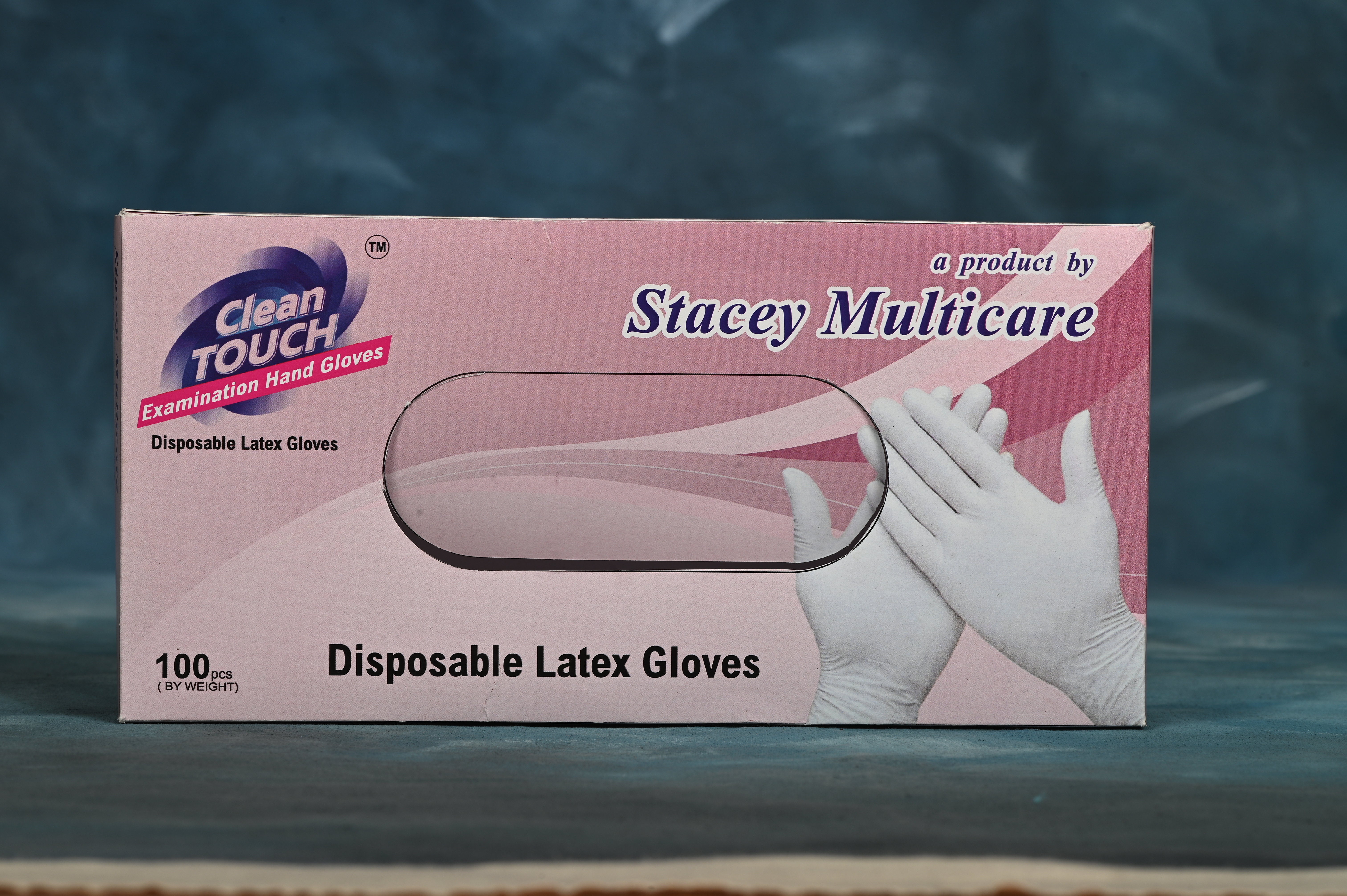 Disposable Latex Gloves - Nitrile Material, Medium Size, 9 Inches Length, Blue Color, 4 Mil Thickness | 100 Per Box, Single Use For Multi-purpose