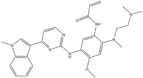 Osimertinib Mesylate Azd9291 Cas 1421373-65-0 Chemical Name: N-(2-{[2-(Dimethylamino)Ethyl](Methyl)Amino}-4-Methoxy-5-{[4-(1-Methyl-1H-Indol-3-Yl)Pyrimidin