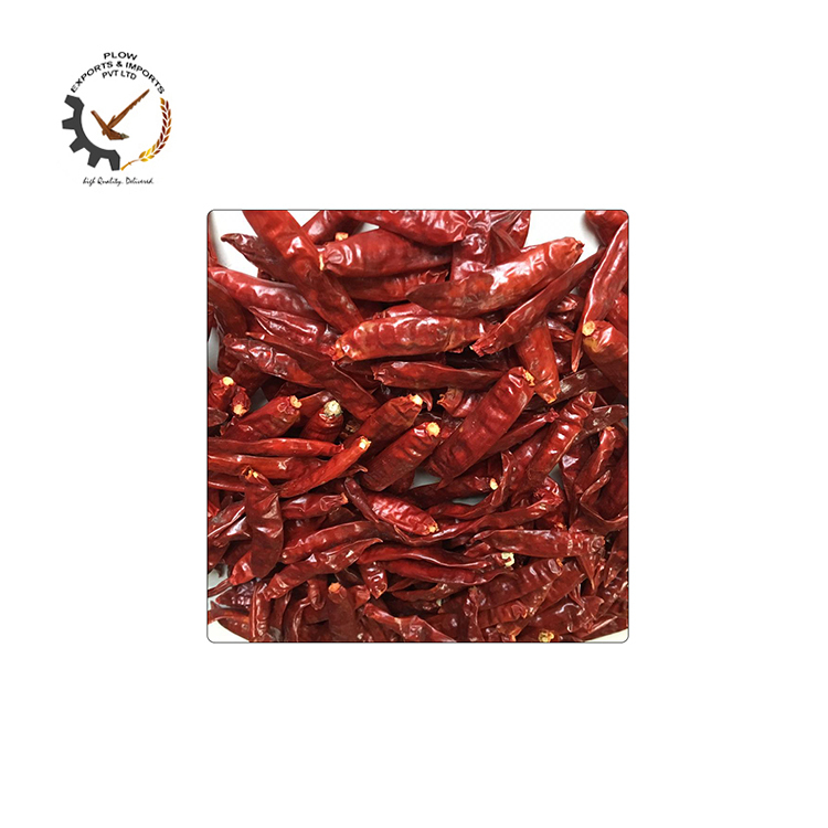 Indian Red Dry Stemcut Sannam Chilli 334 Grade: Top Grade