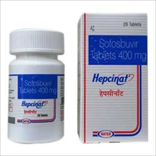 Sofosbuvir Tablets - 400 mg Strength, Hepatitis Treatment in 28-Tablet Pack