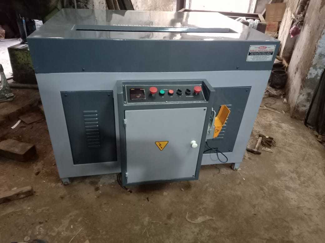 Edge Squaring Machine - Mild Steel Body, 3 H.p. Motor , Semi-automatic Operation, 8-10 Ton Pressure, Fully Hydraulic, Plc Control