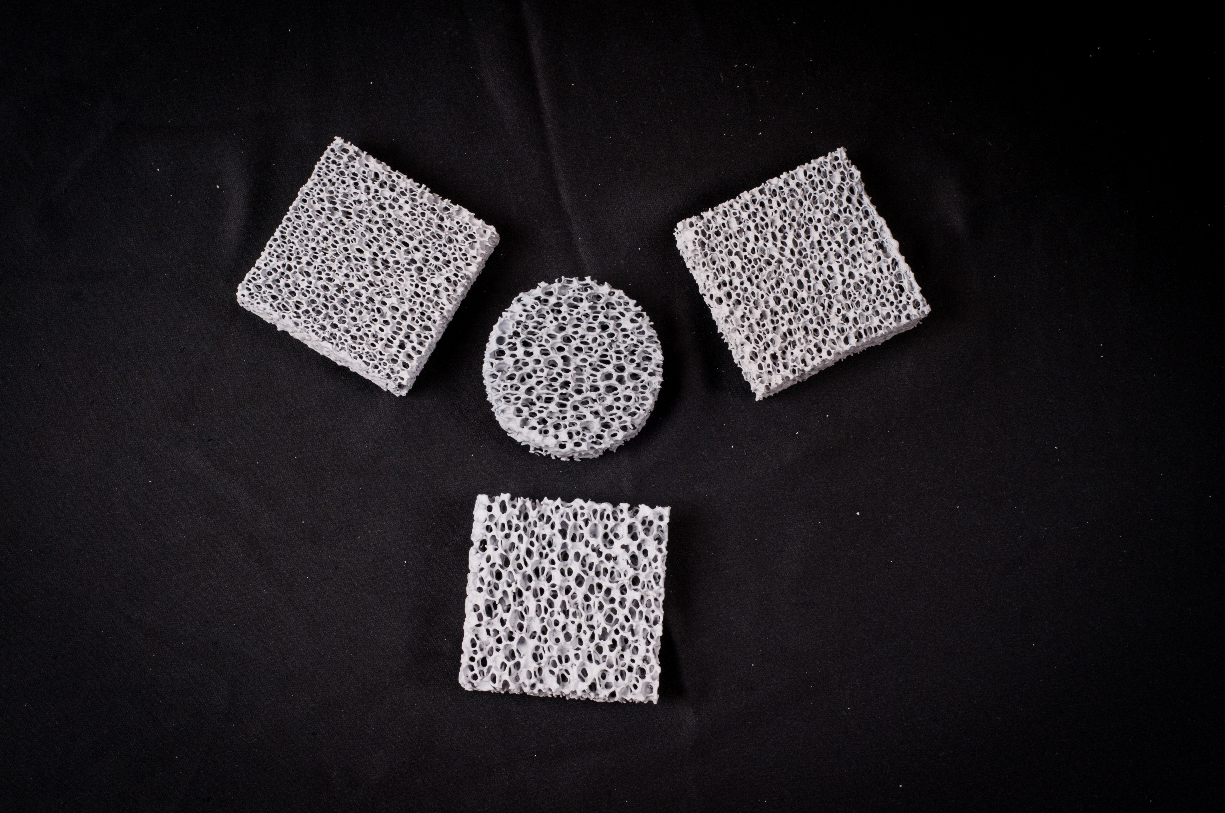 Silicon Carbide Ceramic Foam Filter For Copper Alloy Filtration Diameter: 40-500 Millimeter (Mm)