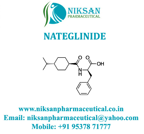 Nateglinide - Off-white To White Powder , 99% Purity For Blood Sugar Control In Diabetics
