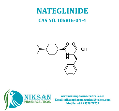 Nateglinide - Off-white To White Powder , 99% Purity For Blood Sugar Control In Diabetics