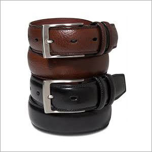 Mens Leather Belts - Genuine Leather, 1.5 Inches Wide, Length 38-44 Inches | Silver Tone Buckle, Durable Design, Adjustable Size, Classic Style