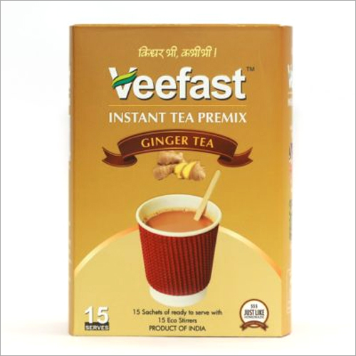 Ginger Tea With 5 Sachets Of Tea Premix, 5 Insulated Cups To Serve And 5 Stirrers To Mix