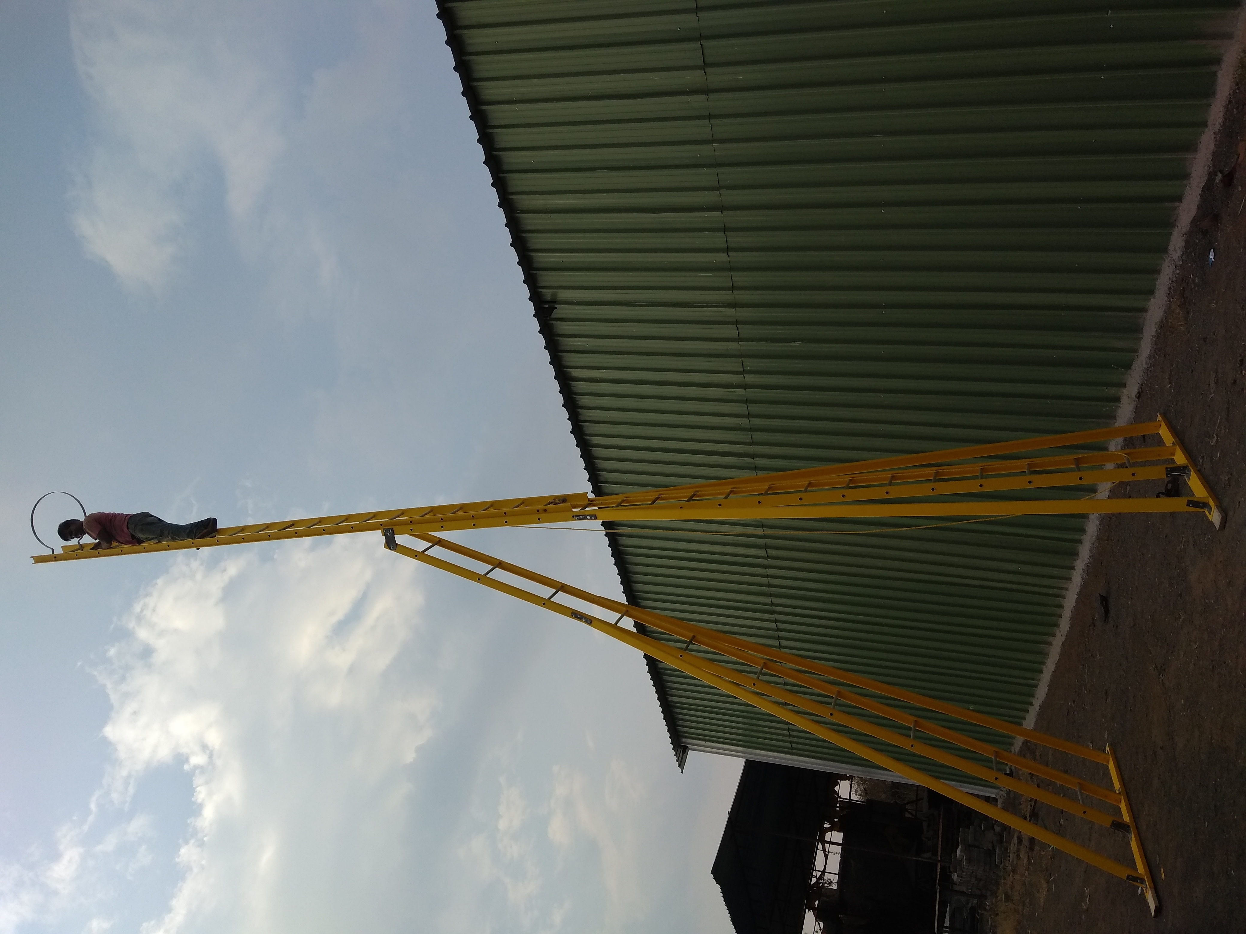 Frp / Grp Self Support Extension Ladder Size: 0-36 Ft